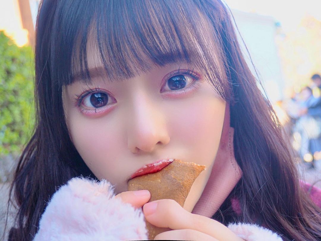 イコラブ] 齊藤なぎさ「（初詣）いっぱい食べました