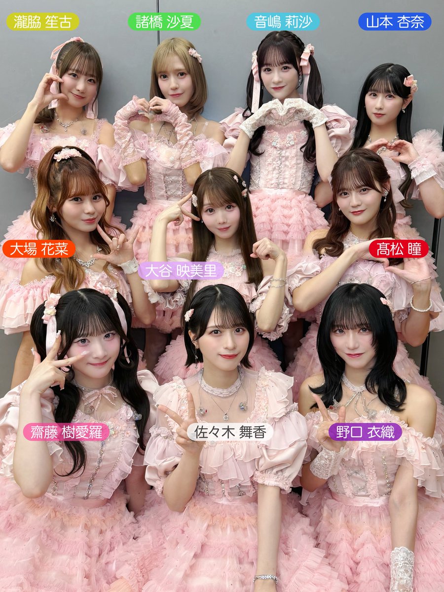 イコラブ] 「2025FNS歌謡祭 第1夜」終了後のメンバーポストまとめ