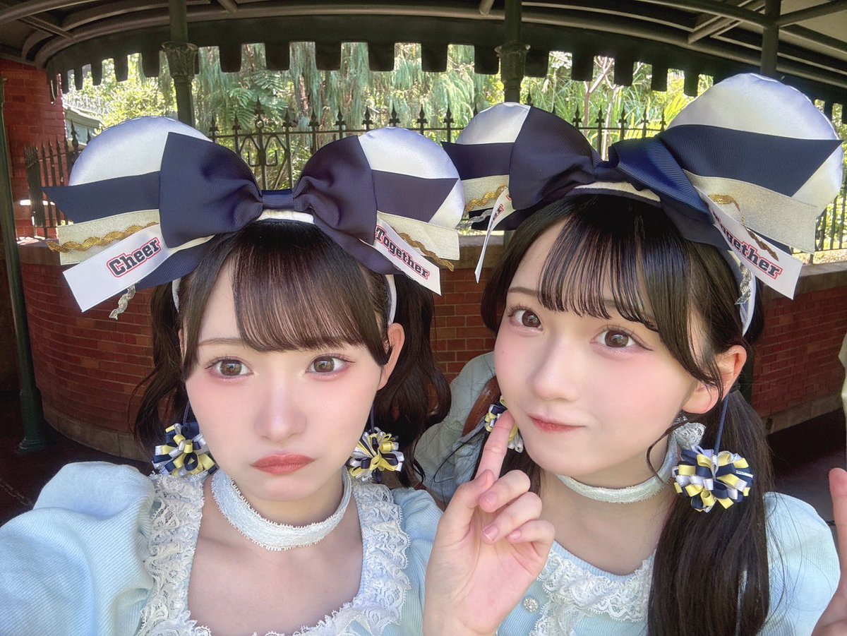 ニアジョイ　パネル　きっと、青い　天野香乃愛　山野愛月 ニアジョイ] 天野香乃愛×山野愛月と夢の国に行く… : イコラブ＠プレス