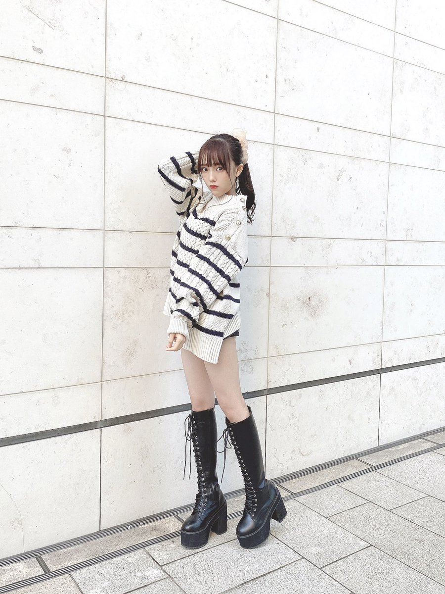 ノイミー] 落合希来里「のんのさんとお揃いのブーツ…」【イコラブ