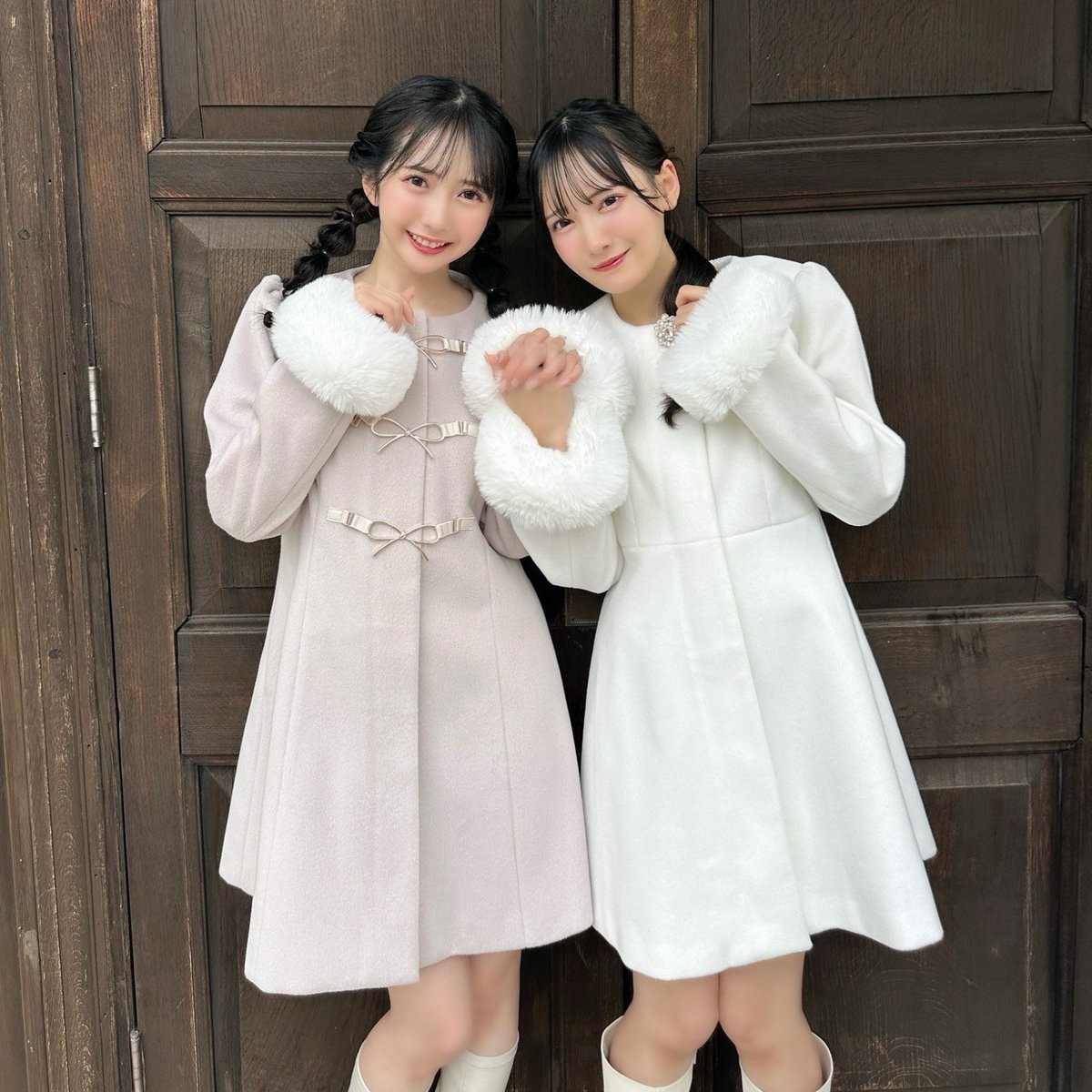 ノイミー] 鈴木瞳美、谷崎早耶×evelyn『 2024 winter collection 』の