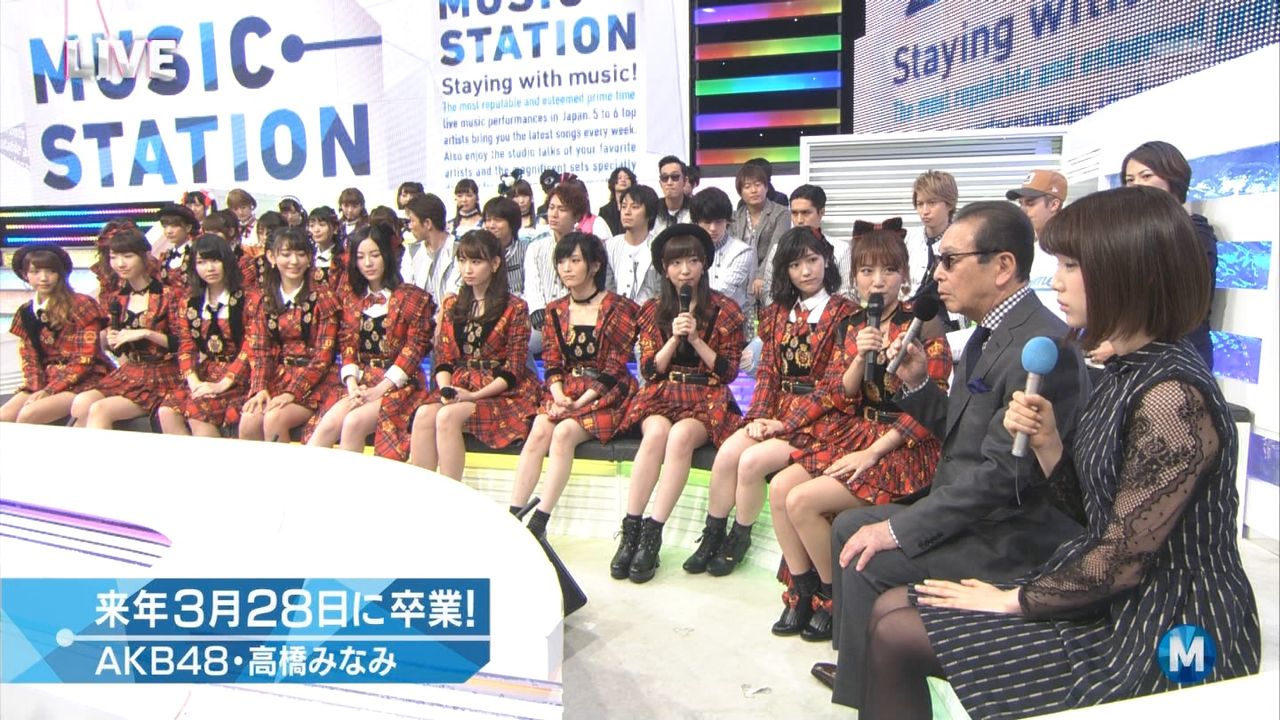 動画 Music Station Mステ Akb48 唇にbe My Baby 365日の紙飛行機 1514 Hkt48の動画まとめch