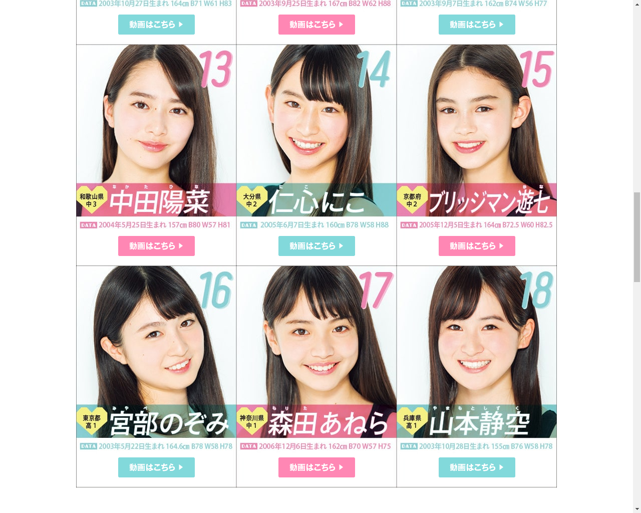 ミスセブンティーン19最終候補18人が発表 Akb千葉恵里ちゃん 15歳 高1 も選ばれる Ske48箱推し ミスセブンティーン19最終候補18人が発表 Akb千葉恵里ちゃん 15歳 高1 も選ばれる Ske48箱推し