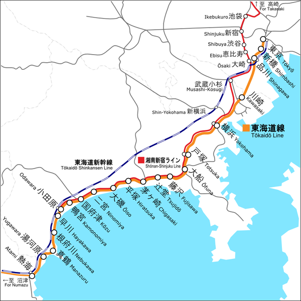 TokaidoLineEastStations