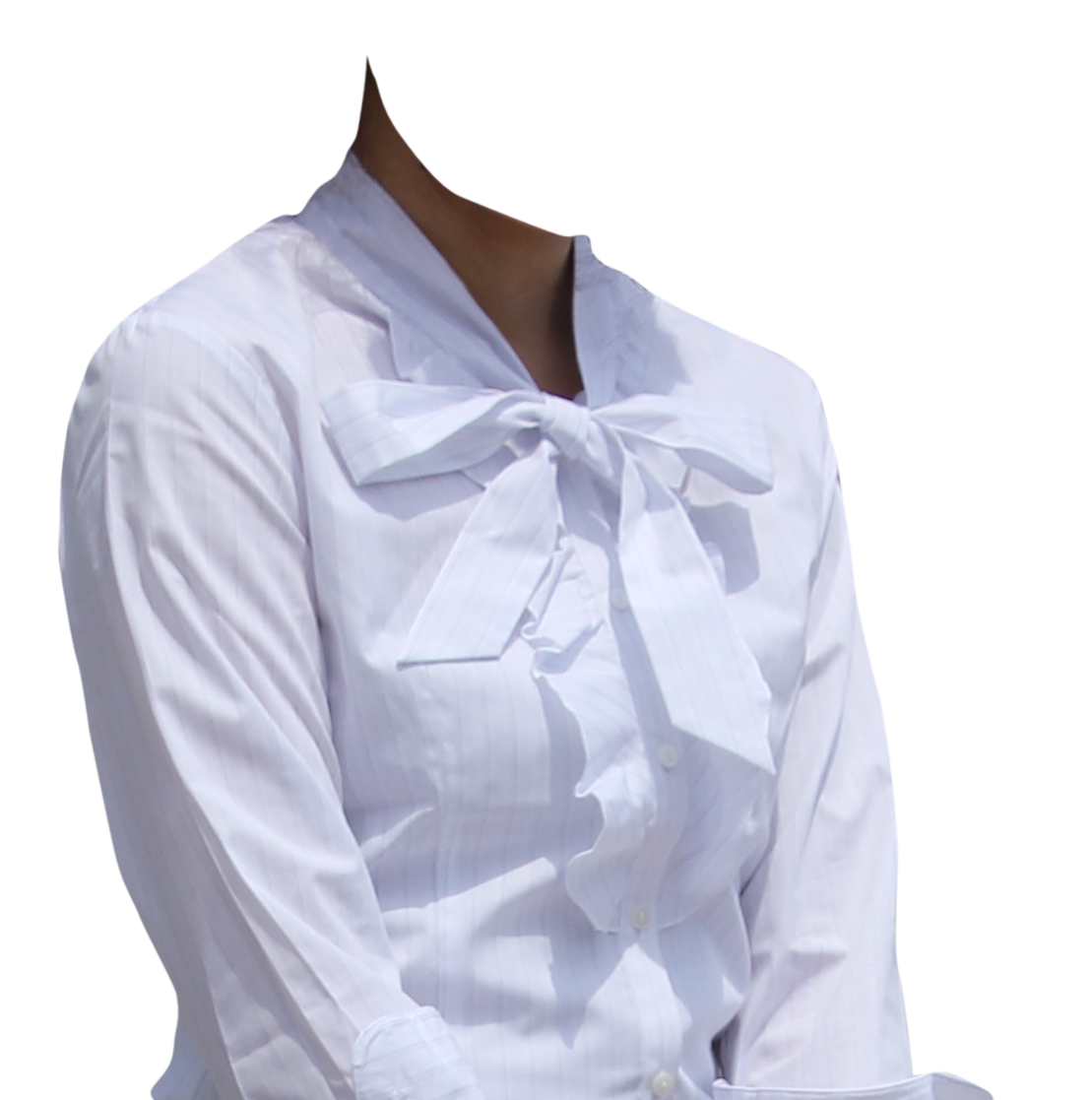 無料 女性白ブラウス斜め素材 遺影素材屋 Com