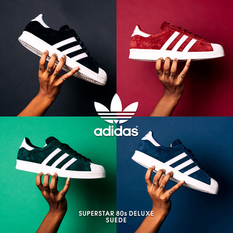 ADIDAS ORIGINALS SUPERSTAR 80s DLX SUEDE 