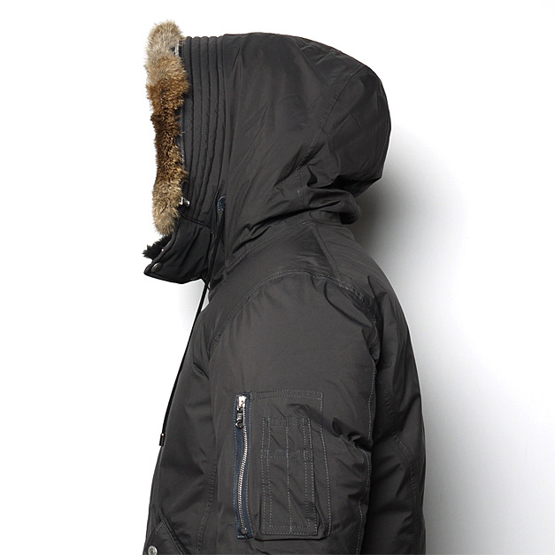 Nonnative Trooper Hooded Down Blouson Nylon Ripstop Gore-Tex Nonnative Trooper Hooded Down Blouson Nylon Ripstop Gore-Tex