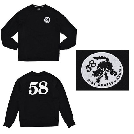 NIKE SB ICON GRAPHIC FLEECE CREW SWEAT SB