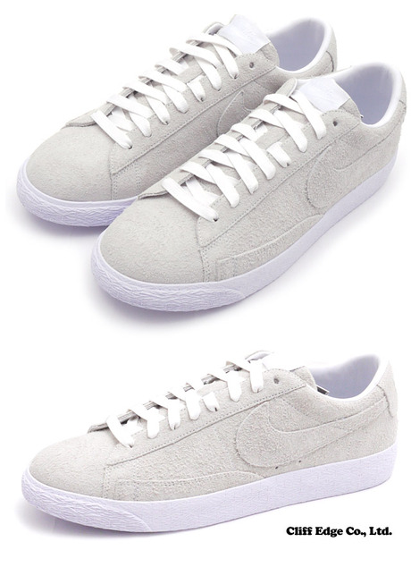 the POOL aoyama NIKE BLAZER LOW FRAGMENT SP  WHITE/WHITE 