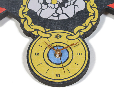 Good Wood x BBP Ultimate Skull Wall Clock