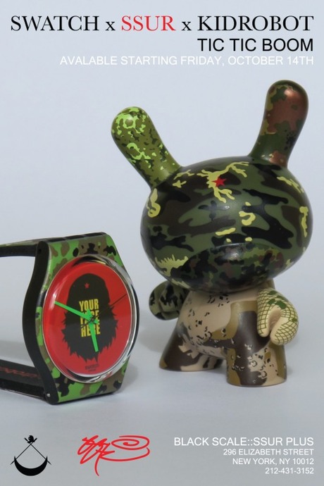 SWATCH X SSUR X KIDROBOT