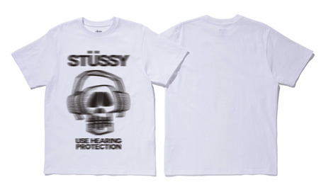 STUSSY 2012 SS Use Hearing Protection Tee designed  AKEEM