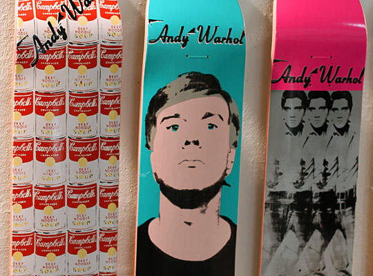 ALIAN WORKSHOP × アンディウォーホル　スケボーデッキ スケートボード (Steve Berraモデル)Skate Deck (Steve Berra