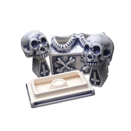 NEIGHBORHOOD 2019 AW BOOZE DUAL SKULL CE INCENSE CHAMBER