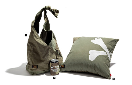 WTAPS SNEAK COLLECTION PEP SHOULDER BAG & COOZIE CAN HOLDER & BUMPER CUSHION