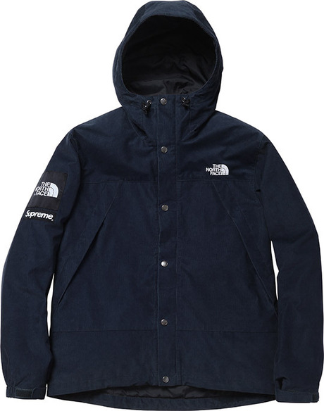 Supreme x The North Face Mountain Shell Jacket Water resistant cotton corduroy