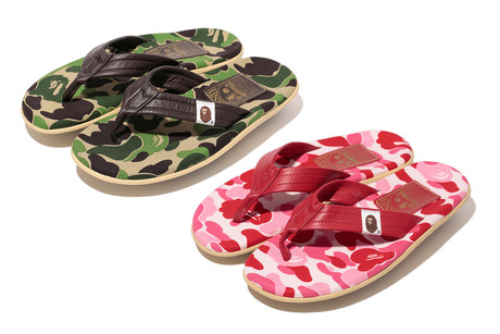 A Bathing Ape x Island Slipper 2013 Spring/Summer ABC THONG