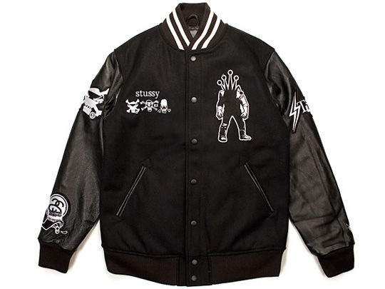 STUSSY×KOSTAS SEREMETIS Varsity Jacket