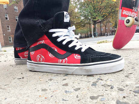 SUPREME  VANS 2014 AW FUCK EM ERA & SK8-HI