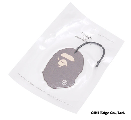 A BATHING APE x retaW  APE HAED CAR TAG