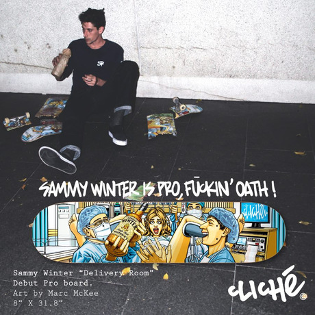 Cliche Skate Video Sammy Winter is pro