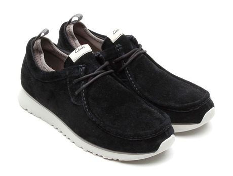 Clarks Tawyer Lo (Black Suede)