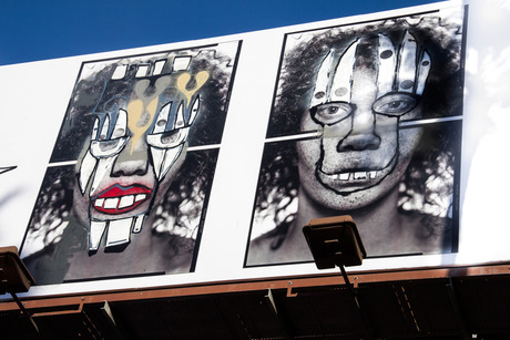 Phil Frost and Samuel Bayers $50K USD Billboard Stolen in Los Angeles