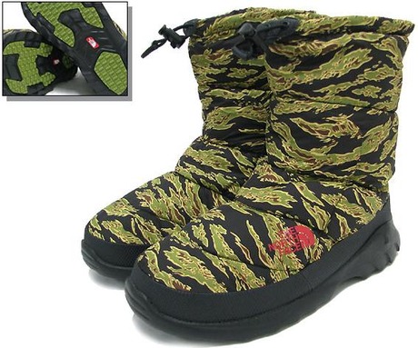 THE NORTH FACE NUPTSE BOOTIE IV TIGER CAMO