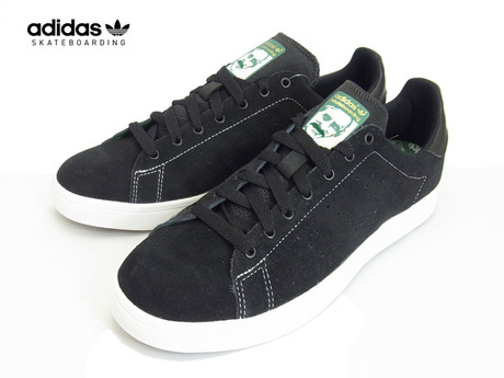 ADIDAS SKATEBORDING STAN SMITH VULC CBLACK FTW WHT GREEN