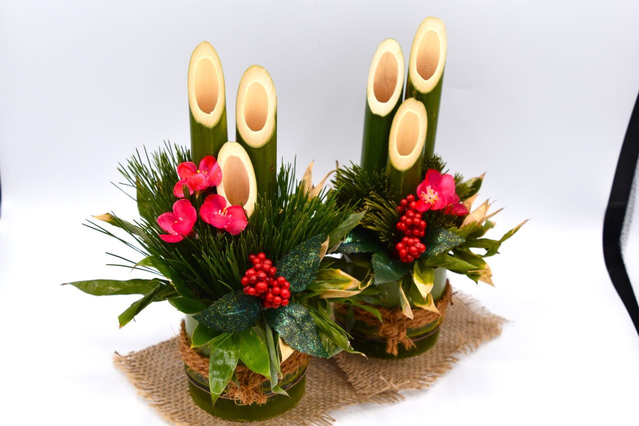 イベント『親子で～ミニ門松』作品集 : 青葉の森緑地