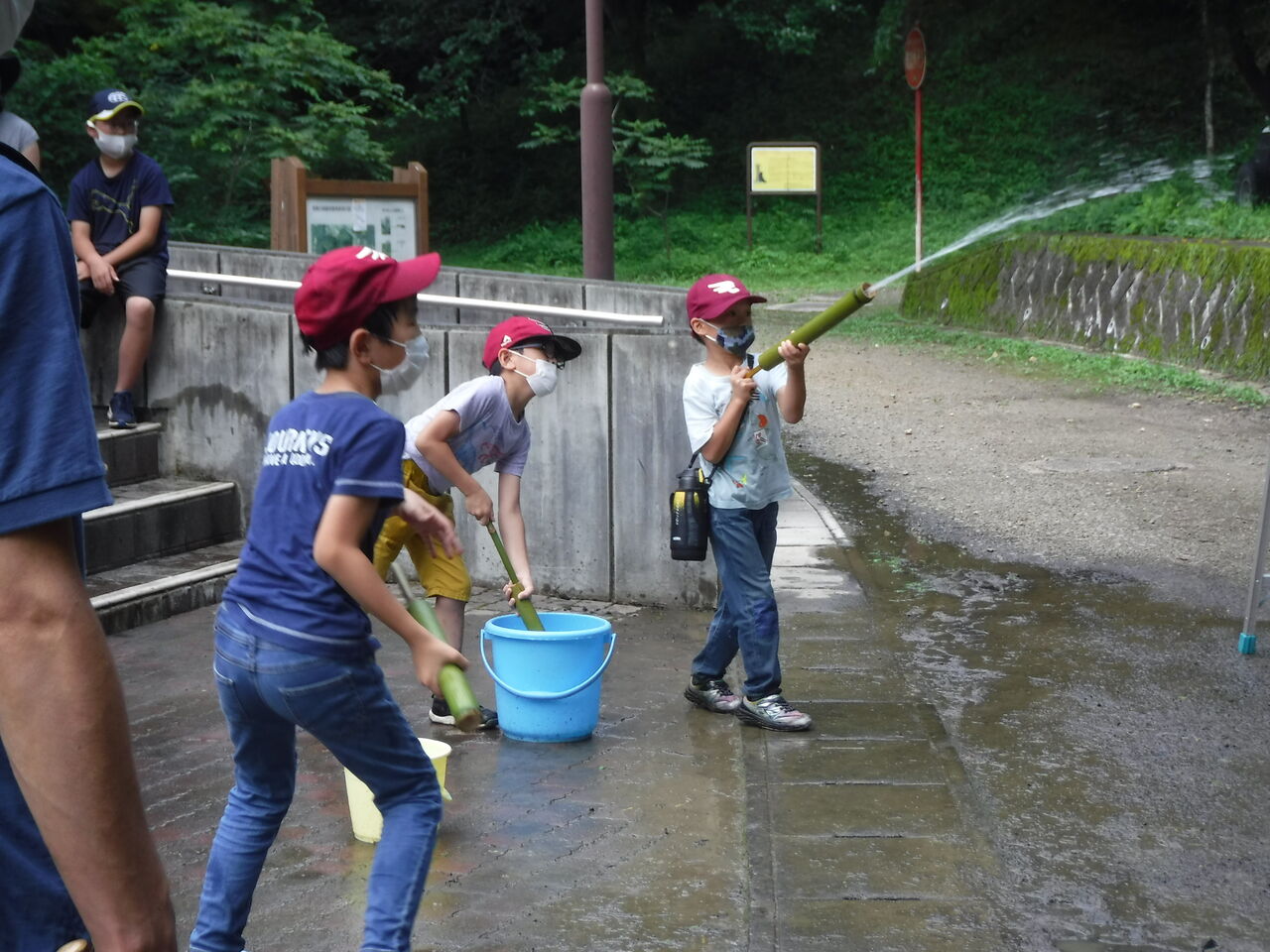 竹水鉄砲の作り方 青葉の森緑地
