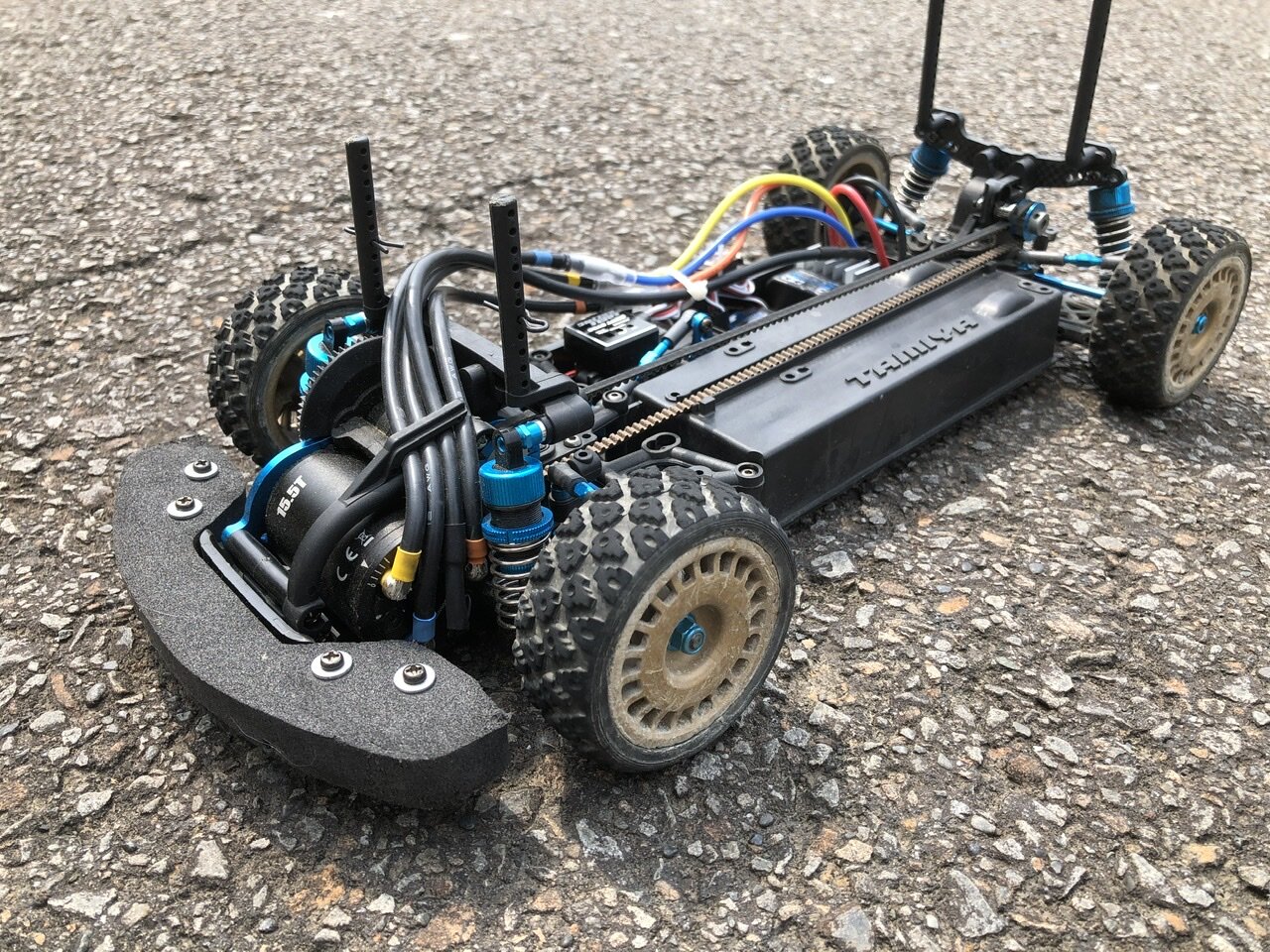 XV-01TC-Proでターマックドリフト、からのTT02SR : 小学生の息子と