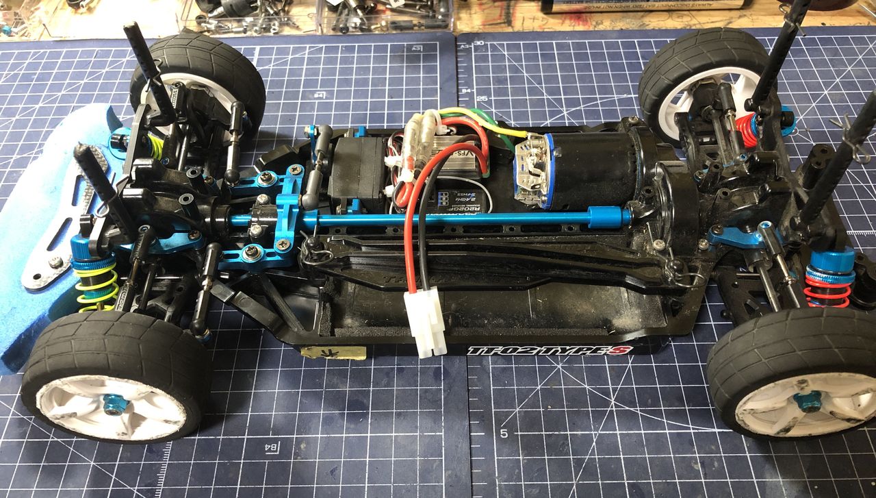 冬支度その2 TT-02 typeS タミチャレZERO仕様 : 小学生の息子と