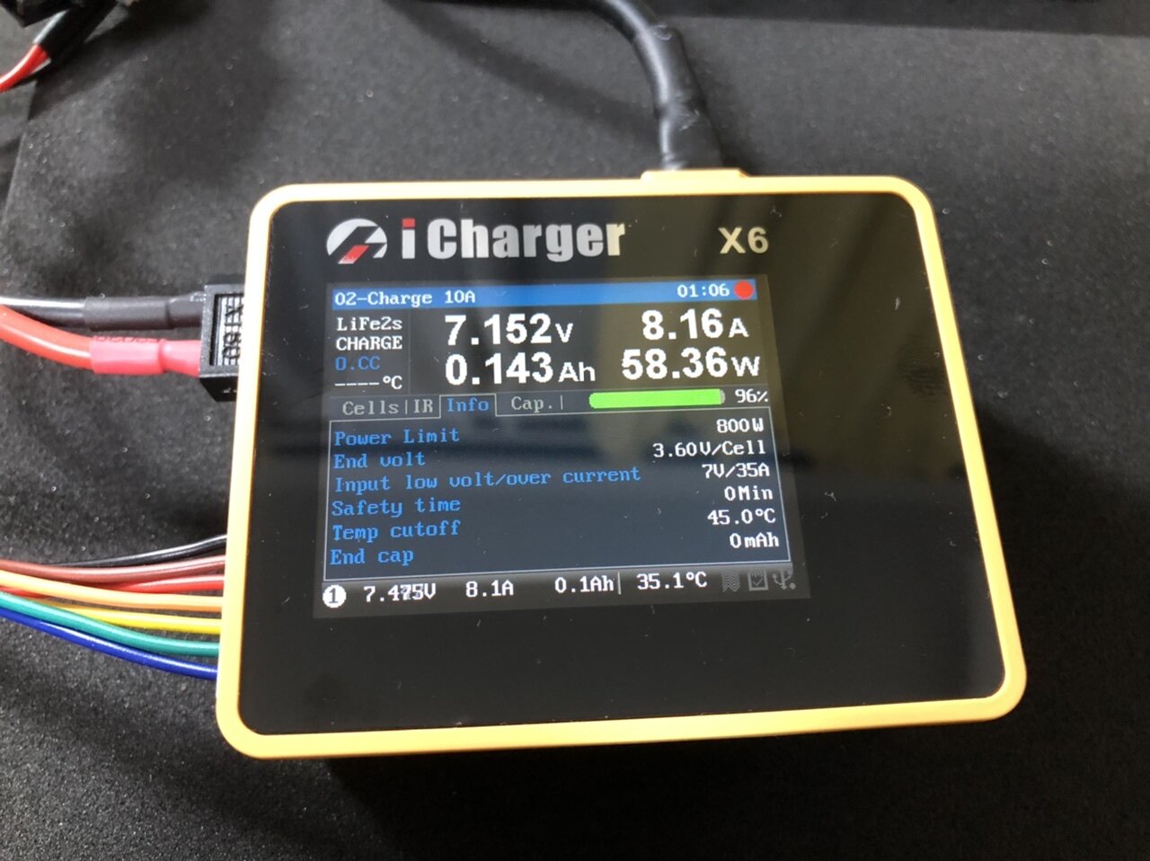 充電器買いました。iCharger X6 : 小学生の息子とラジコン始め