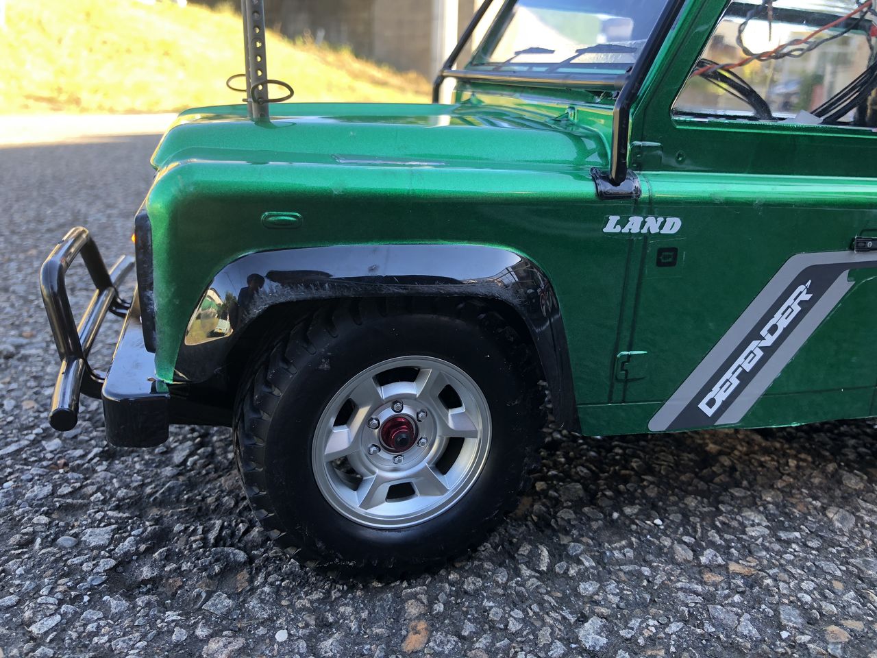7号車 CC-01ランドローバー ディフェンダー その1 : 小学生の息子と