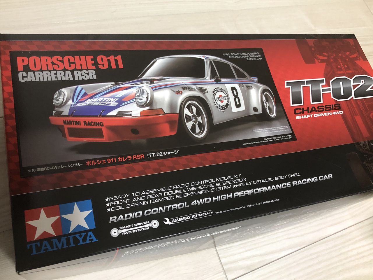 5号車 TT-02 ポルシェ911カレラRSR : 小学生の息子とラジコン 5号車 TT-02 ポルシェ911カレラRSR : 小学生の息子とラジコン