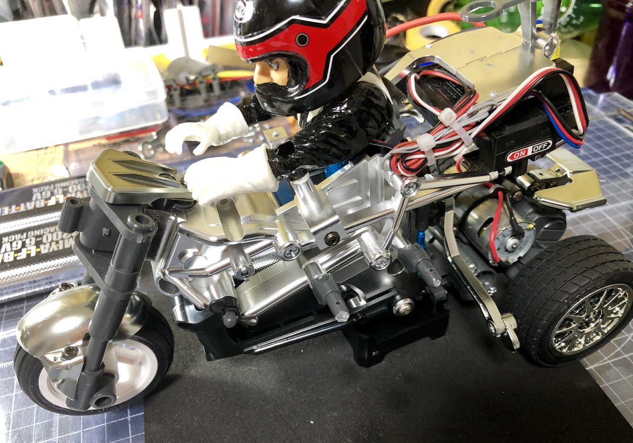 親子ダンシングライダーに向けてT3-01のレギュ合わせ : 小学生の息子と