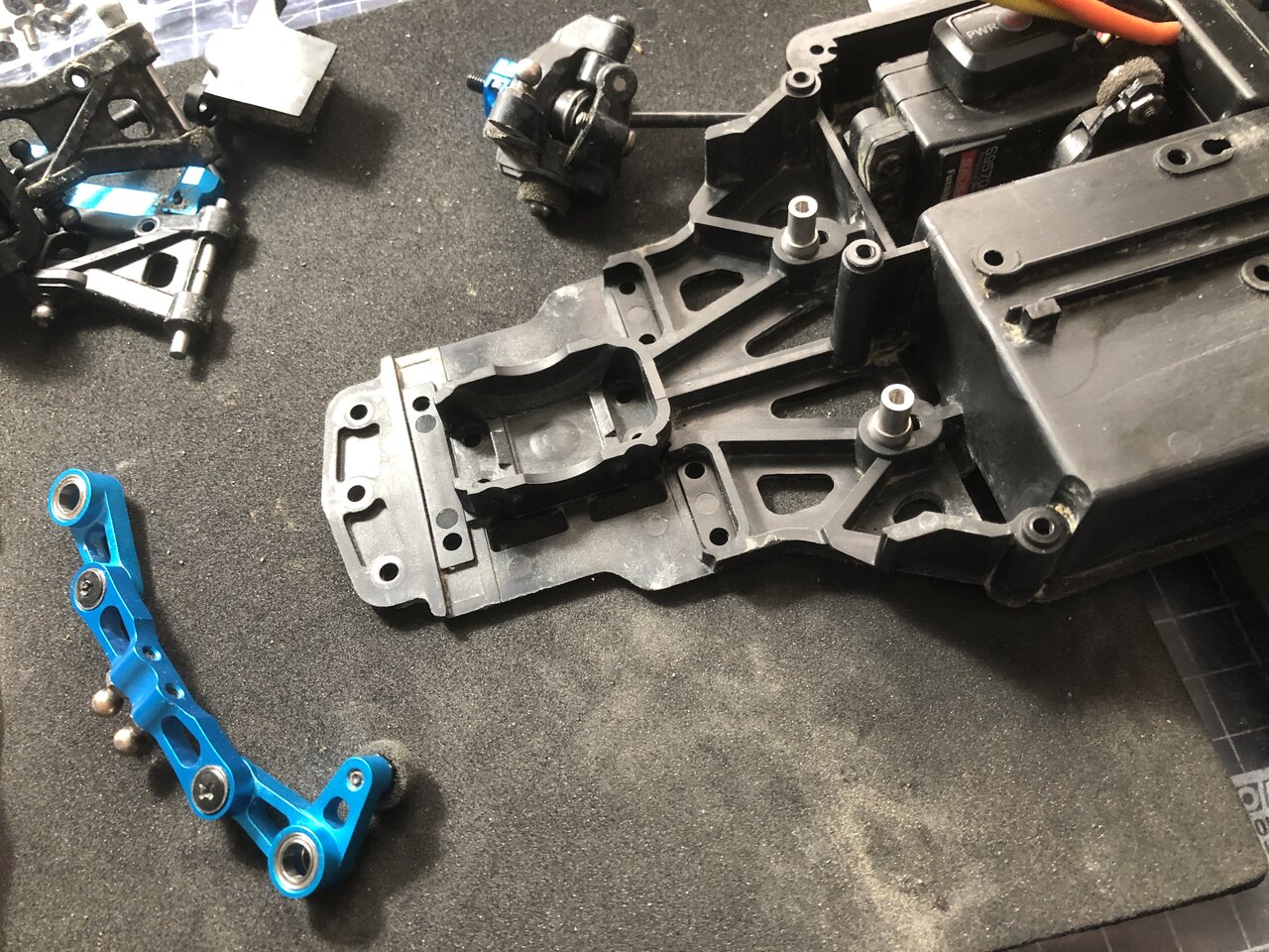 XV-01 ロングダンパー仕様の大掃除💦 : 小学生の息子とラジコン始め