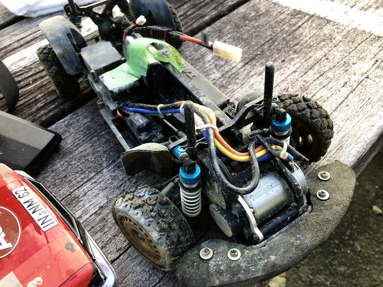 XV-01 ロングダンパー仕様の大掃除💦 : 小学生の息子とラジコン