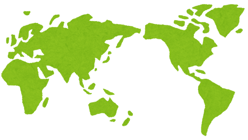 夜の世界地図 夜の世界地図
