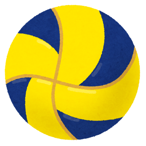 sports_ball_volleyball_blueyellow
