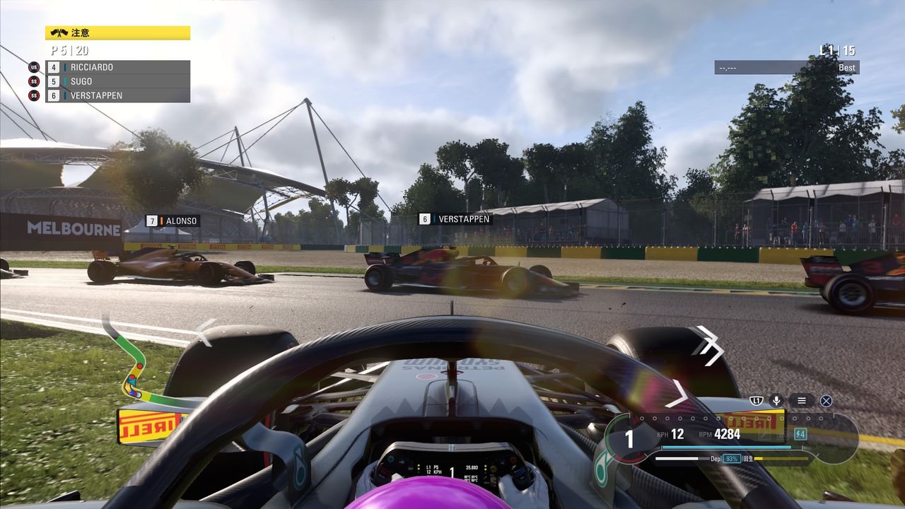 Ps4 F1 18キャリアモードr1 オーストラリアgp決勝 モーメント １