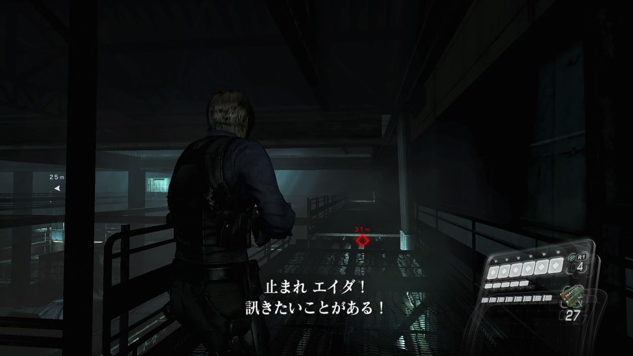 バイオハザード６レオン編４ 主人公激突 モーメント １