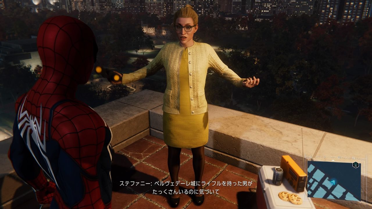 Ps4 夜景のスパイダーマン モーメント １