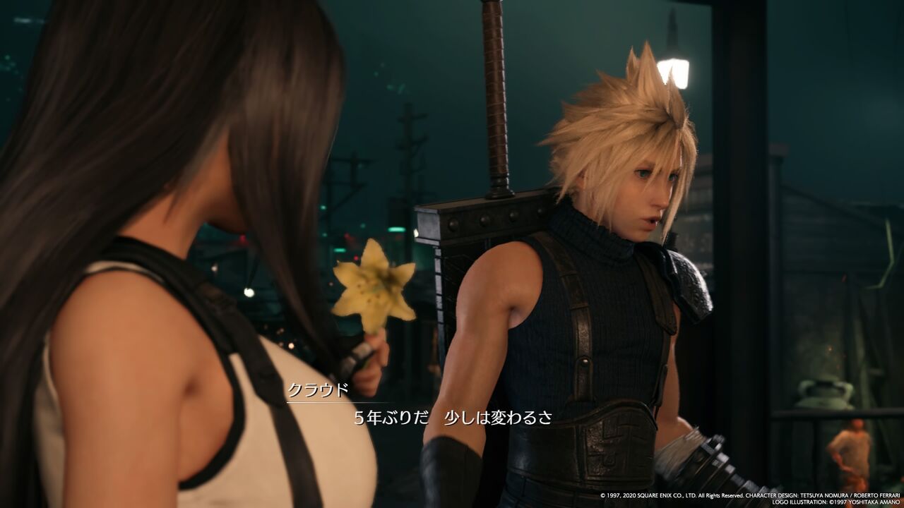 Ff7r クラウドさんアパートを借りるも鏡が曇っていた モーメント １