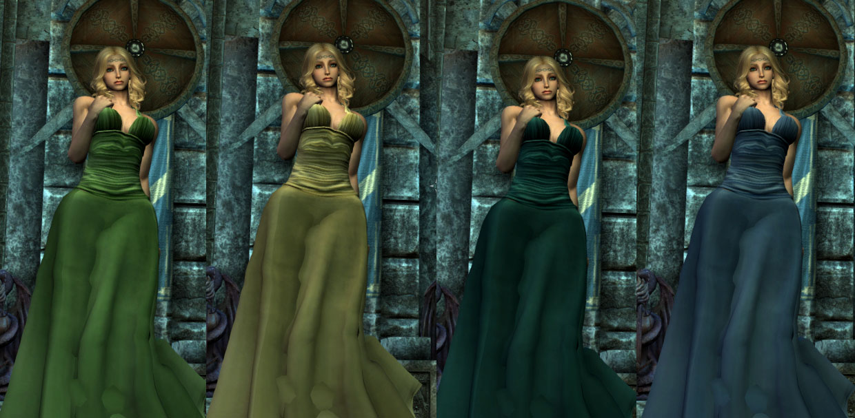 【7B】TM BallGown conversion for 7b Bombshell BBP : Skyrim 脳筋墓場