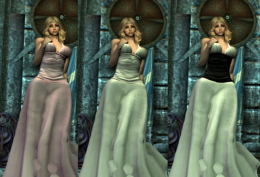 【7B】TM BallGown conversion for 7b Bombshell BBP : Skyrim 脳筋墓場