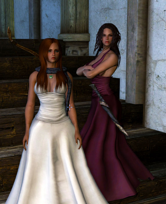 【7B】TM BallGown conversion for 7b Bombshell BBP : Skyrim 脳筋墓場