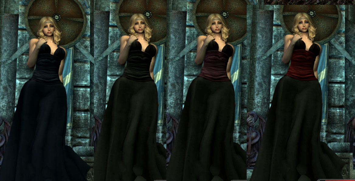 【7B】TM BallGown conversion for 7b Bombshell BBP : Skyrim 脳筋墓場