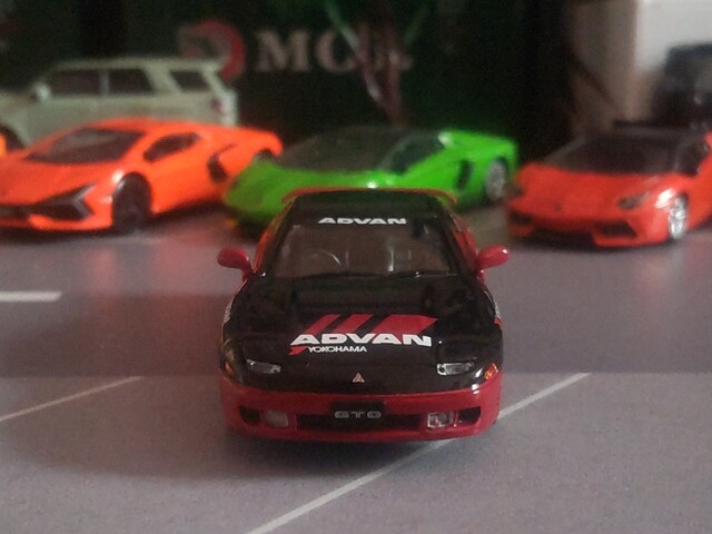 Miniature 1/64 Mitsubishi GTO TwinTurbo Yokohama Advan - Hobby JAPAN HJ641065CAV